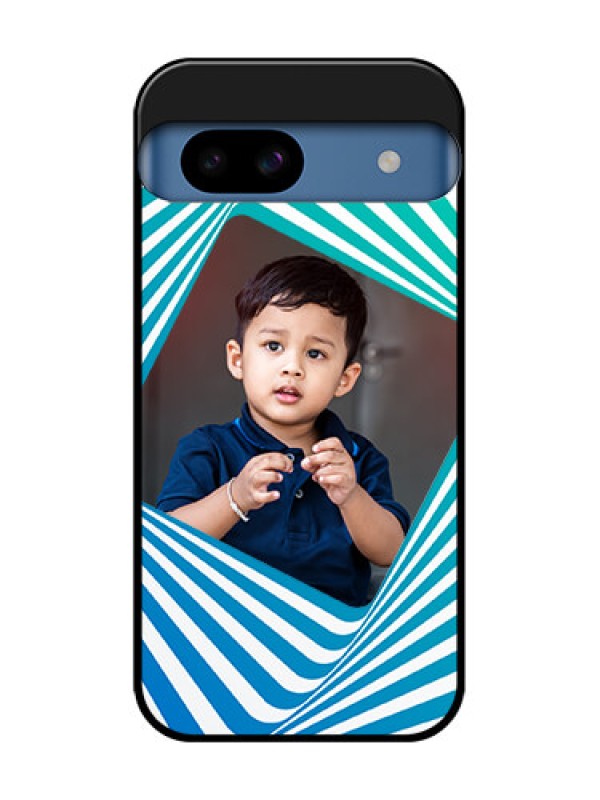 Custom Google Pixel 8A 5G Custom Metal Phone CaseAbstract Spiral Design