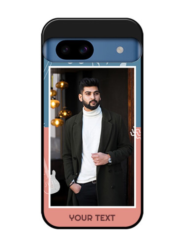 Custom Google Pixel 8A 5G Custom Metal Phone CaseWith Color Musical Note Design