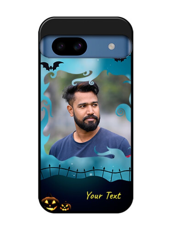 Custom Google Pixel 8A 5G Custom Metal Phone CaseHalloween Frame Design