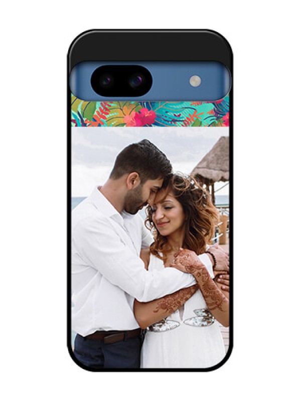 Custom Google Pixel 8A 5G Custom Metal Phone CaseWatercolor Floral Design