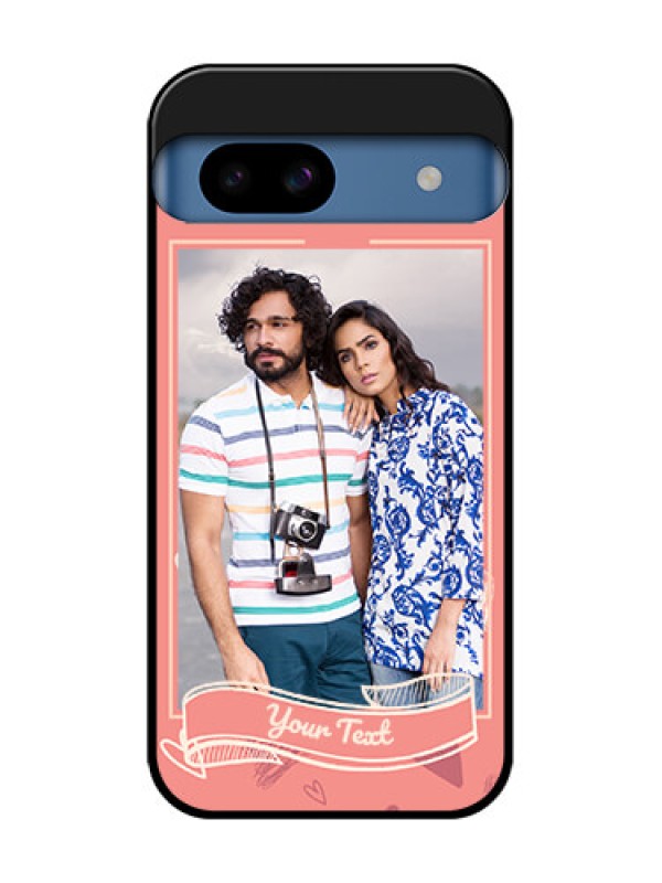 Custom Google Pixel 8A 5G Custom Metal Phone CaseLove Doodle Art Design
