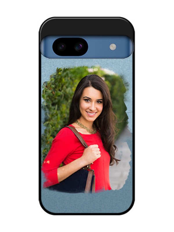 Custom Google Pixel 8A 5G Custom Metal Phone CaseGrunge Line Art Design