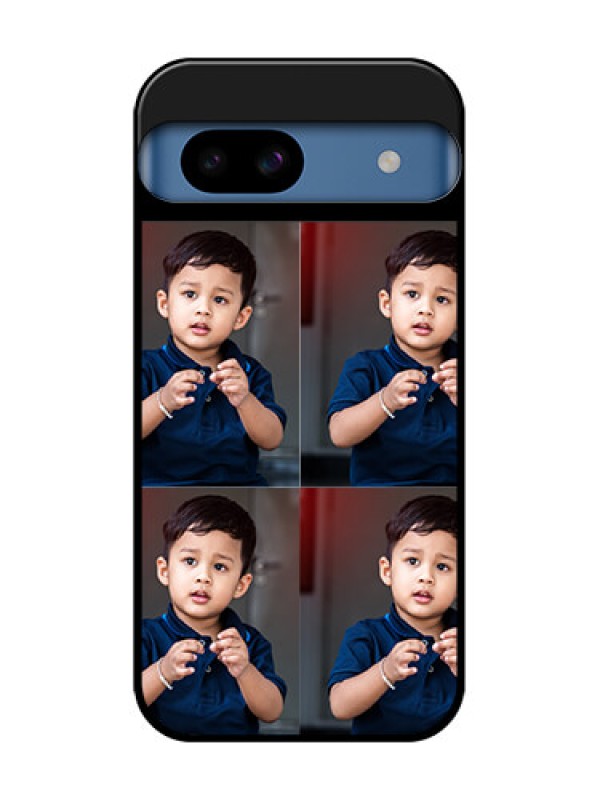 Custom Google Pixel 8A 5G Custom Metal Phone Case4 Image Holder Design