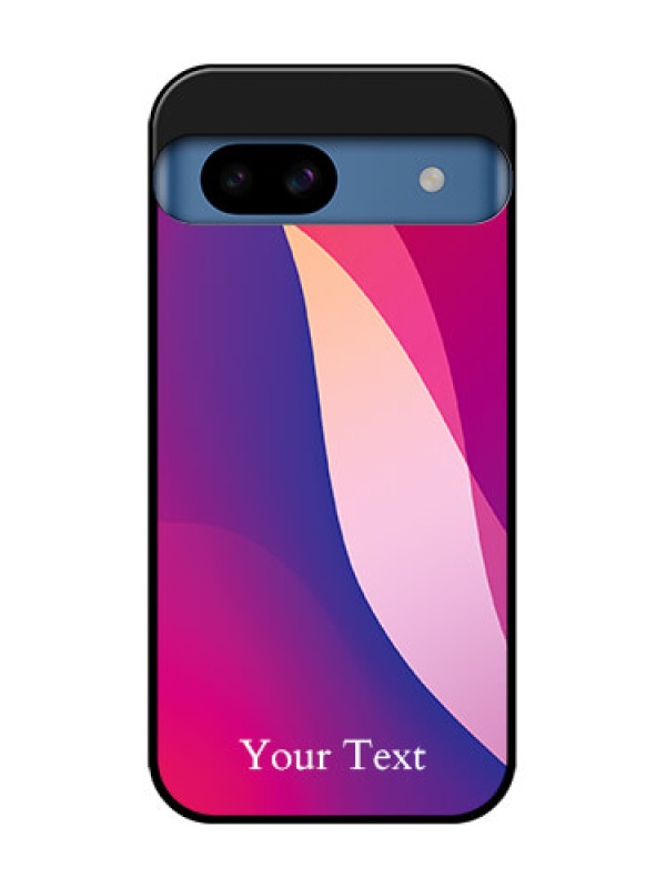 Custom Google Pixel 8A 5G Custom Metal Phone CaseDigital Abstract Overlap Design