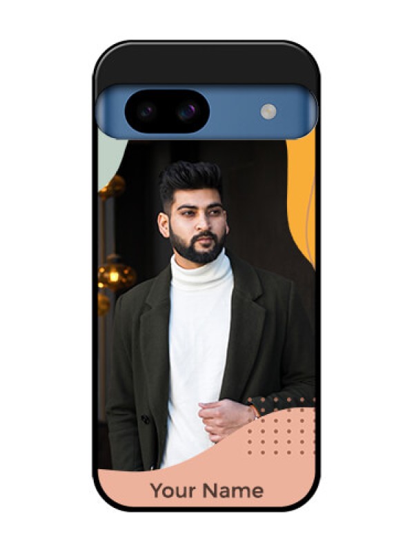 Custom Google Pixel 8A 5G Custom Metal Phone CaseTri - Coloured Overlay Design