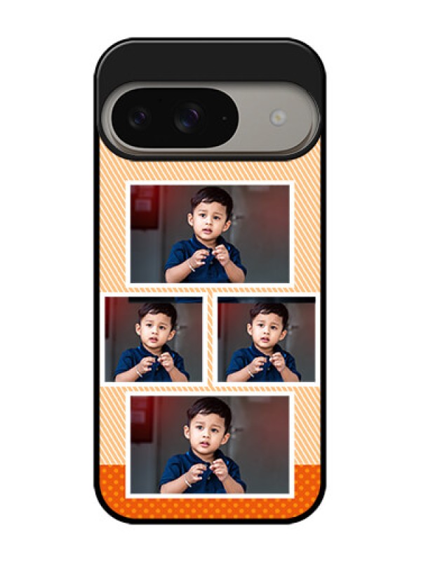 Custom Google Pixel 9 5G Custom Metal Phone Case - Bulk Photos Upload Design