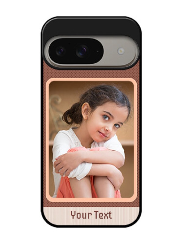 Custom Google Pixel 9 5G Custom Metal Phone Case - Simple Pic Upload Design