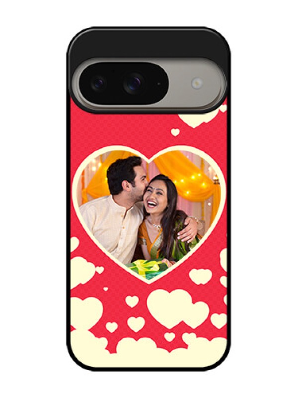 Custom Google Pixel 9 5G Custom Metal Phone Case - Love Symbols Phone Cover Design