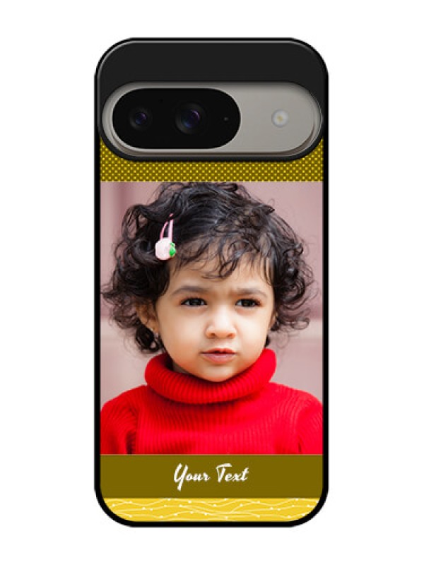 Custom Google Pixel 9 5G Custom Metal Phone Case - Simple Green Color Design