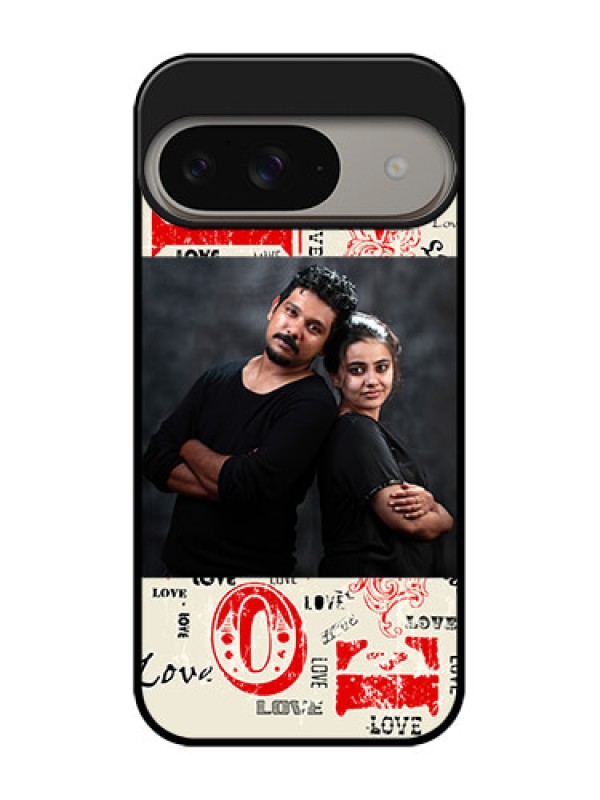 Custom Google Pixel 9 5G Custom Metal Phone Case - Trendy Love Design Case