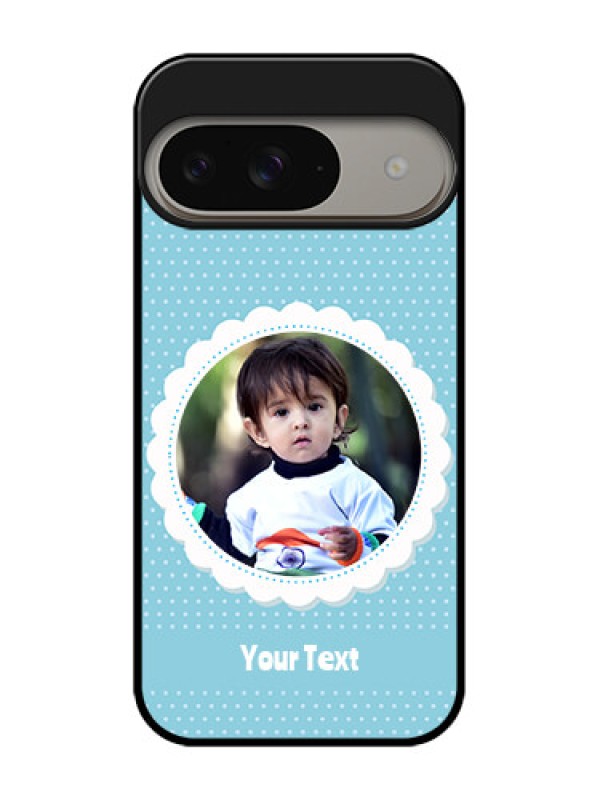 Custom Google Pixel 9 5G Custom Metal Phone Case - Violet Pattern Design