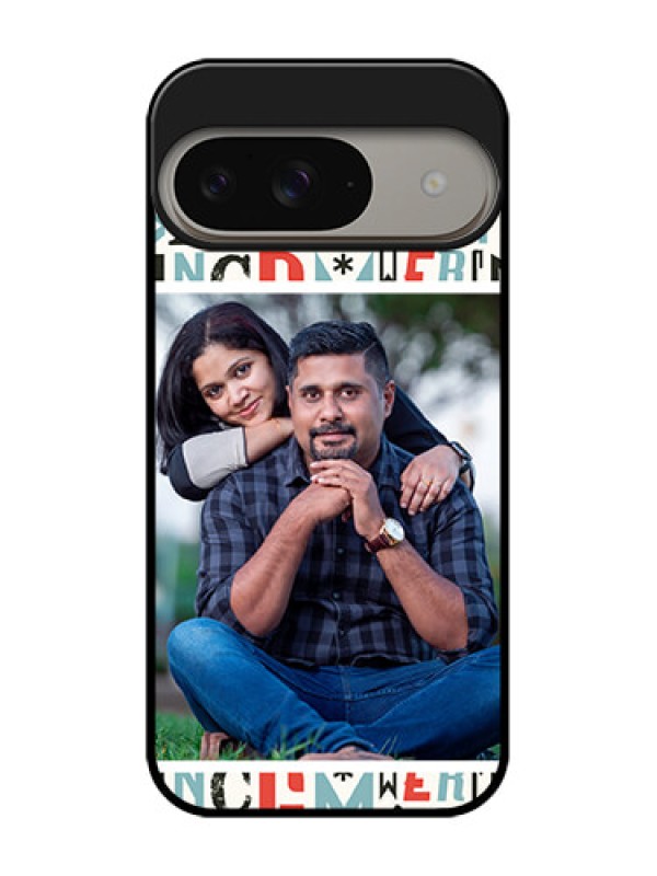 Custom Google Pixel 9 5G Custom Metal Phone Case - Alphabet Design