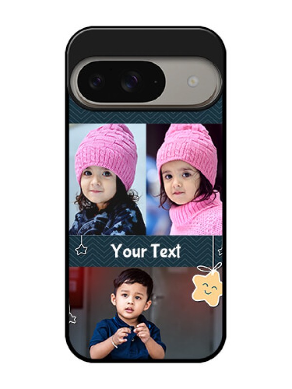 Custom Google Pixel 9 5G Custom Metal Phone Case - Hanging Stars Design
