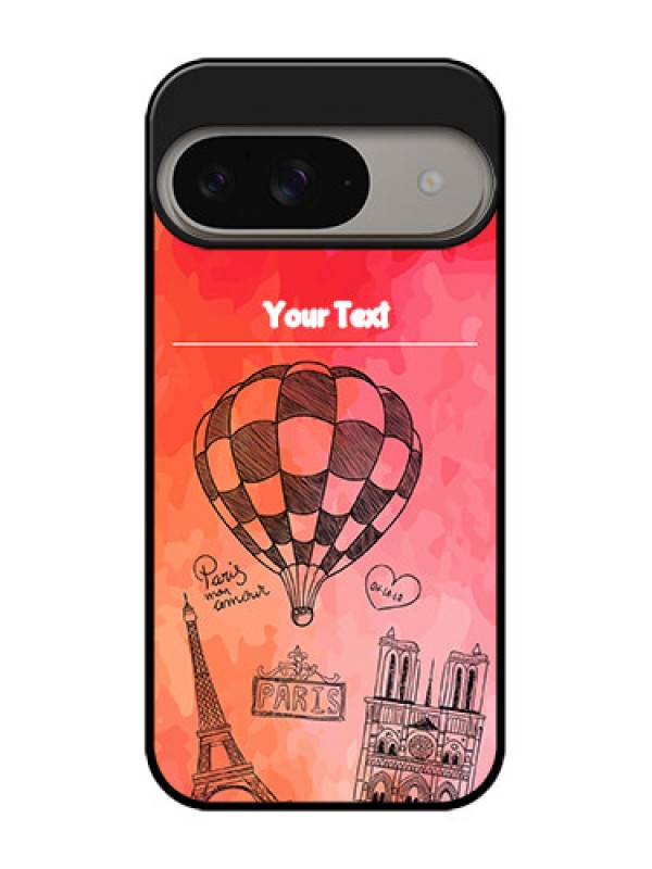 Custom Google Pixel 9 5G Custom Metal Phone Case - Paris Theme Design