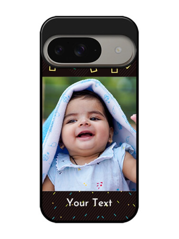 Custom Google Pixel 9 5G Custom Metal Phone Case - With Confetti Birthday Design