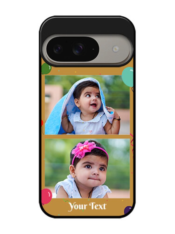 Custom Google Pixel 9 5G Custom Metal Phone Case - Image Holder With Birthday Celebrations Design