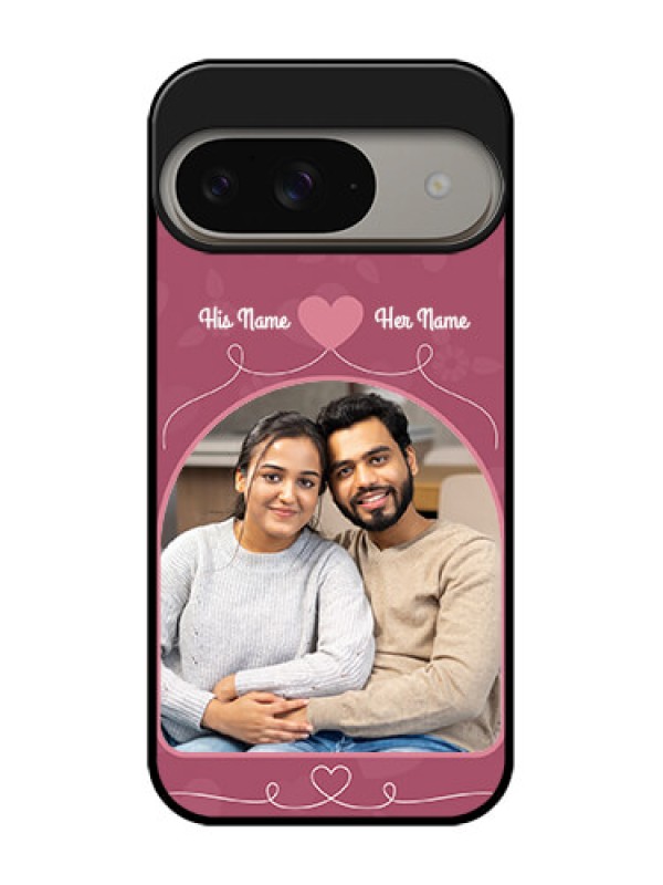 Custom Google Pixel 9 5G Custom Metal Phone Case - Love Floral Design