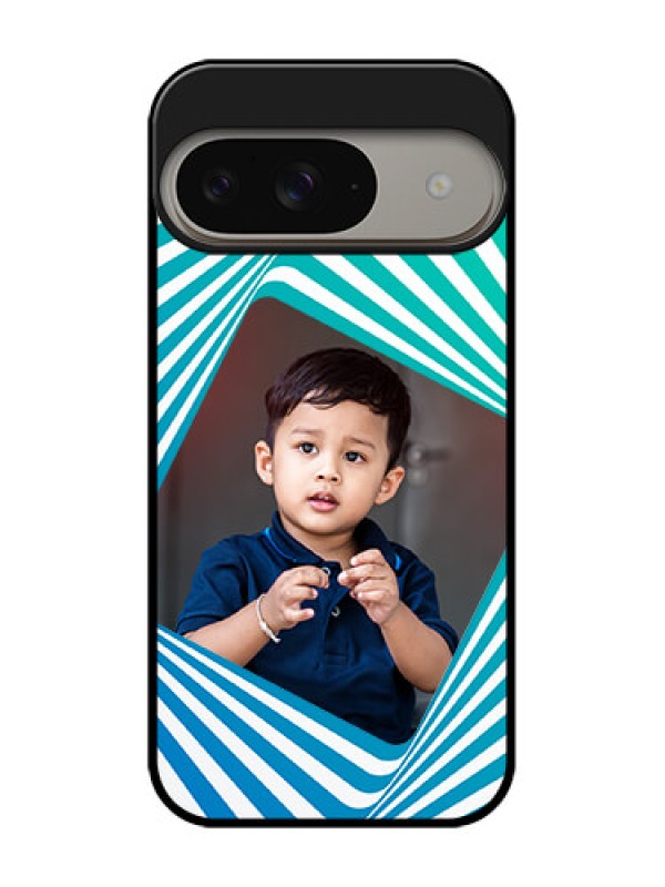 Custom Google Pixel 9 5G Custom Metal Phone Case - Abstract Spiral Design