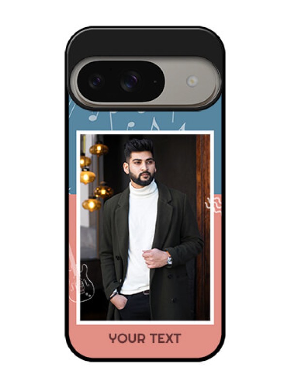 Custom Google Pixel 9 5G Custom Metal Phone Case - With Color Musical Note Design