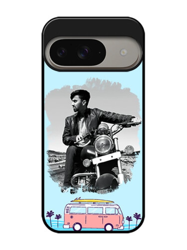 Custom Google Pixel 9 5G Custom Metal Phone Case - Travel and Adventure Design