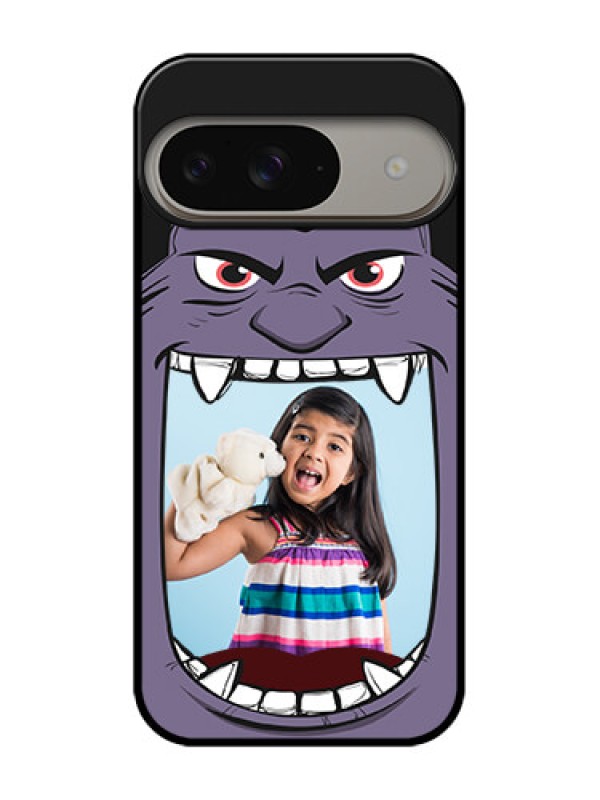 Custom Google Pixel 9 5G Custom Metal Phone Case - Angry Monster Design