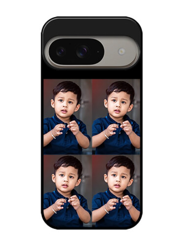 Custom Google Pixel 9 5G Custom Metal Phone Case - 4 Image Holder Design