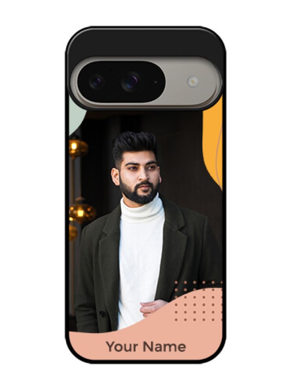 Custom Google Pixel 9 5G Custom Metal Phone Case - Tri - Coloured Overlay Design