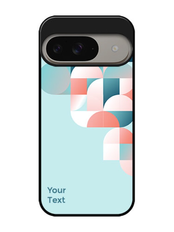 Custom Google Pixel 9 5G Custom Metal Phone Case - Stylish Semi - Circle Pattern Design