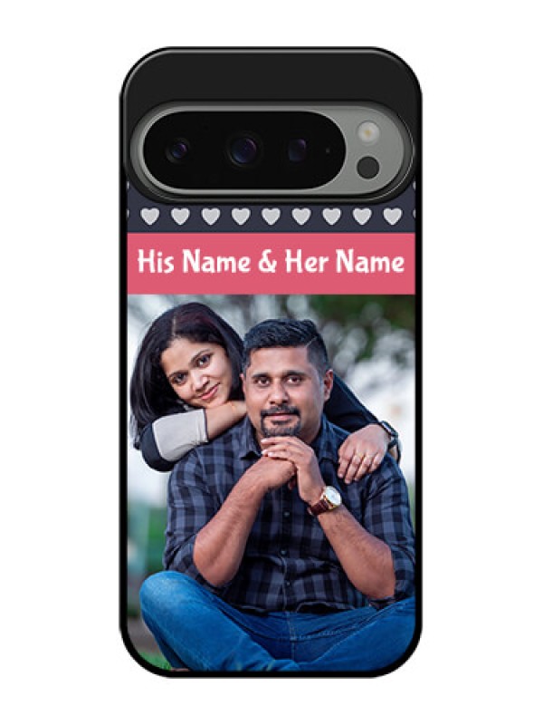 Custom Google Pixel 9 Pro 5G Custom Metal Phone Case - Love Symbols Design