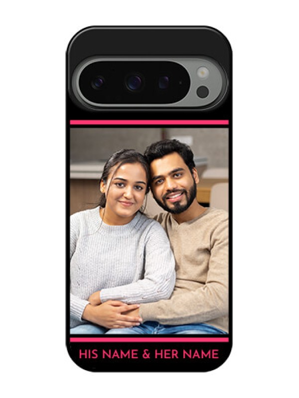 Custom Google Pixel 9 Pro 5G Custom Metal Phone Case - With Add Text Design
