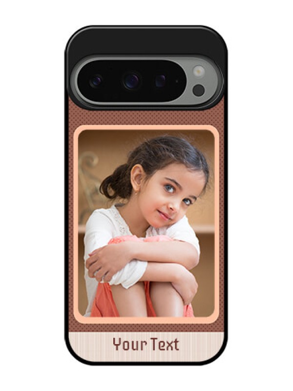 Custom Google Pixel 9 Pro 5G Custom Metal Phone Case - Simple Pic Upload Design