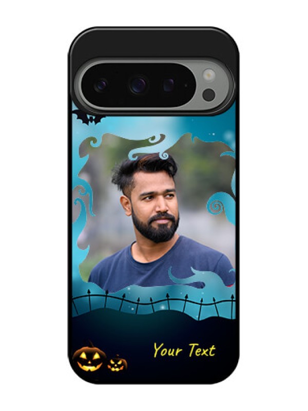 Custom Google Pixel 9 Pro 5G Custom Metal Phone Case - Halloween Frame Design
