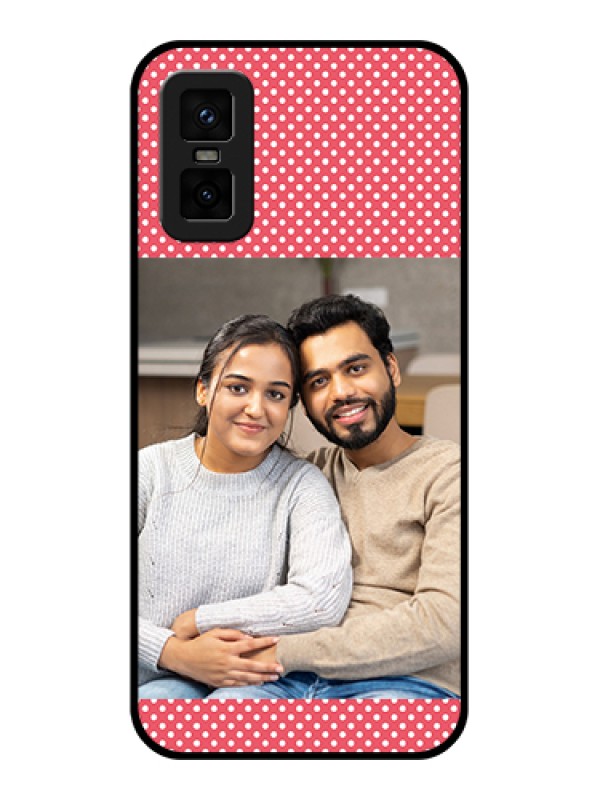 Custom infinix-gt-30-pro-5g Custom Metal Phone Case - White Dotted Design