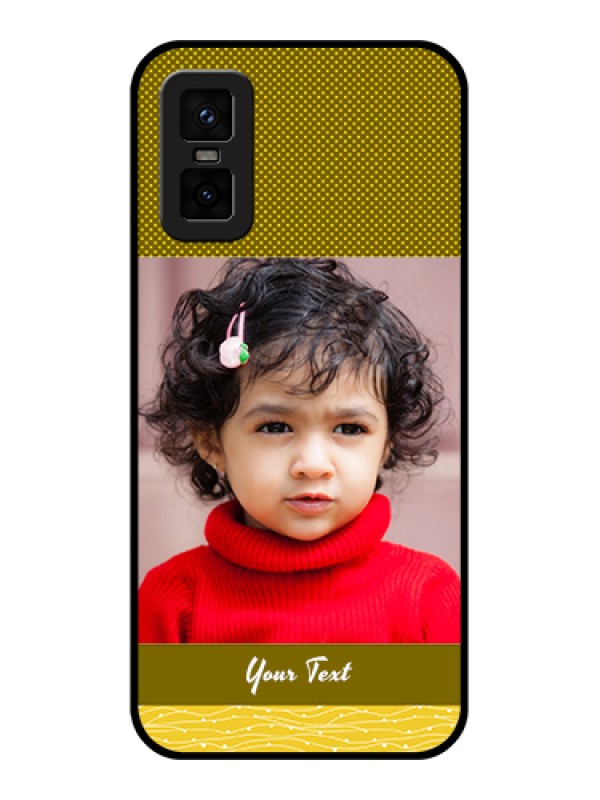 Custom infinix-gt-30-pro-5g Custom Metal Phone Case - Simple Green Color Design