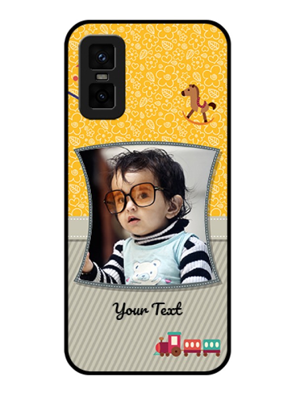 Custom infinix-gt-30-pro-5g Custom Metal Phone Case - Baby Picture Upload Design