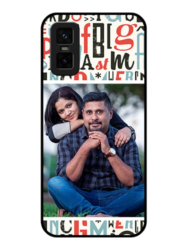 Custom infinix-gt-30-pro-5g Custom Metal Phone Case - Alphabet Design