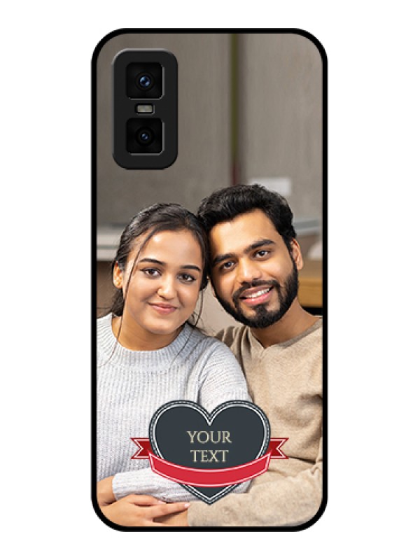 Custom infinix-gt-30-pro-5g Custom Metal Phone Case - Just Married Couple Design