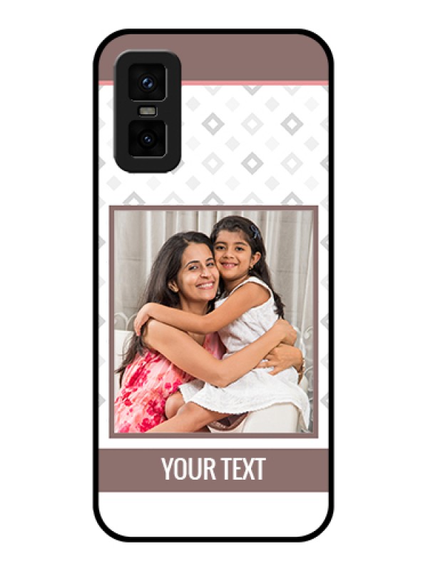 Custom infinix-gt-30-pro-5g Custom Metal Phone Case - Simple Diamond Design