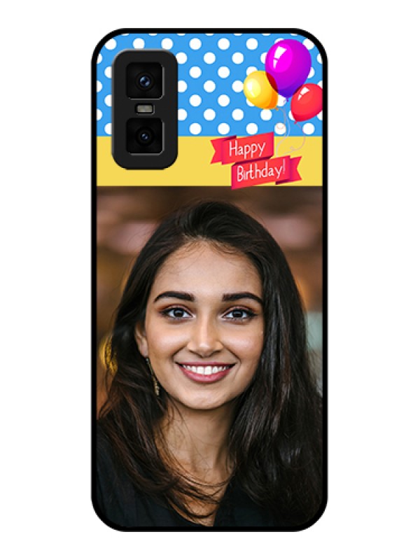 Custom infinix-gt-30-pro-5g Custom Metal Phone Case - Happy Birthday Design