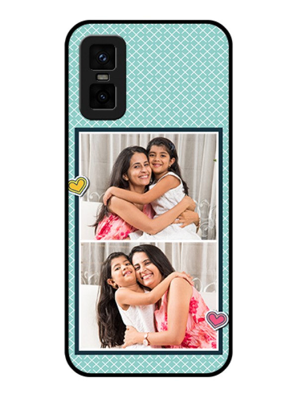Custom infinix-gt-30-pro-5g Custom Metal Phone Case - 2 Image Holder With Pattern Design
