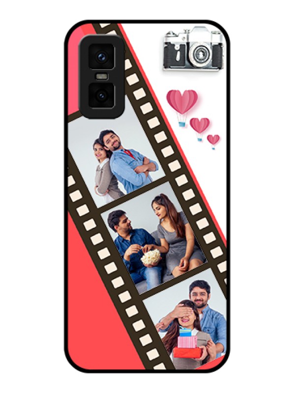 Custom infinix-gt-30-pro-5g Custom Metal Phone Case - 3 Image Holder With Film Reel