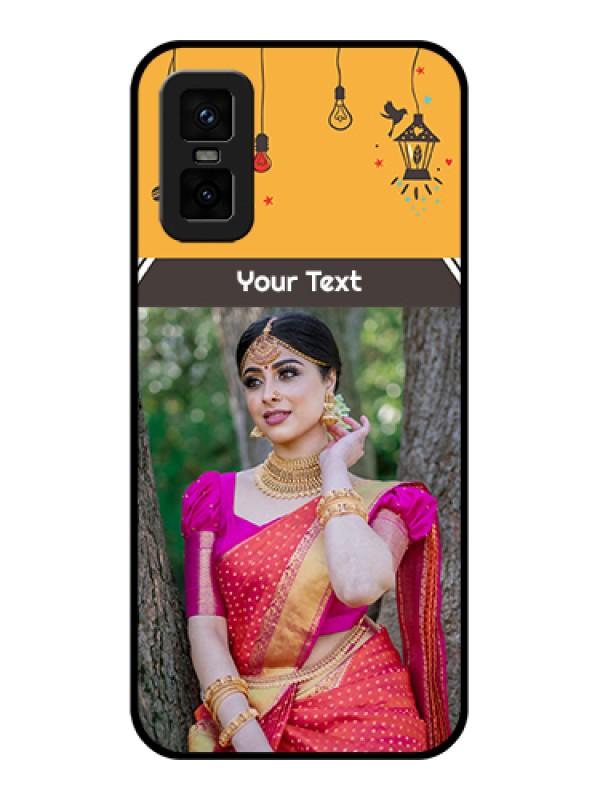 Custom infinix-gt-30-pro-5g Custom Metal Phone Case - With Family Picture And Icons