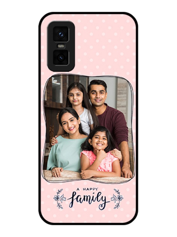 Custom infinix-gt-30-pro-5g Custom Metal Phone Case - Family With Dots Design