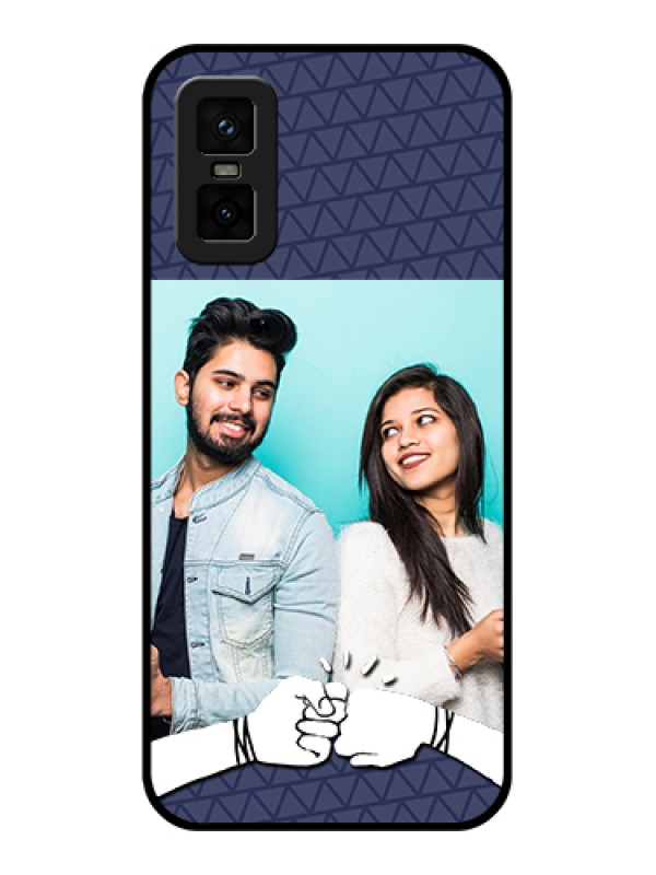 Custom infinix-gt-30-pro-5g Custom Metal Phone Case - With Best Friends Design