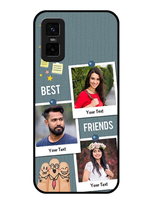 Custom infinix-gt-30-pro-5g Custom Metal Phone Case - Sticky Frames And Friendship Design
