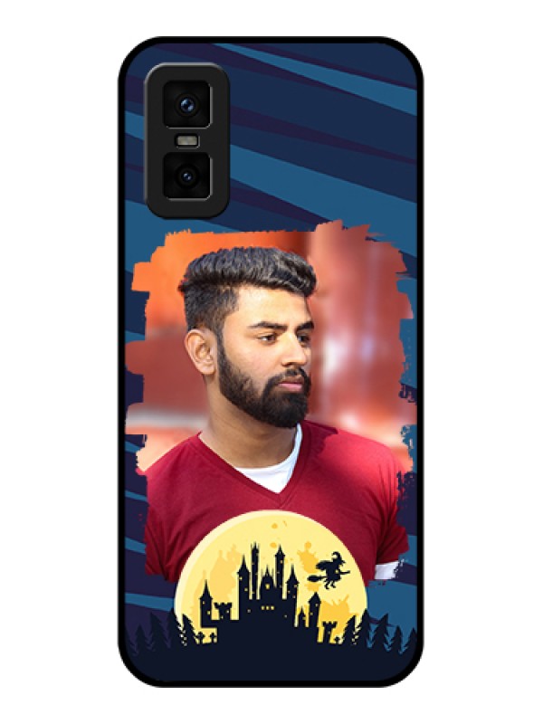Custom infinix-gt-30-pro-5g Custom Metal Phone Case - Halloween Witch Design