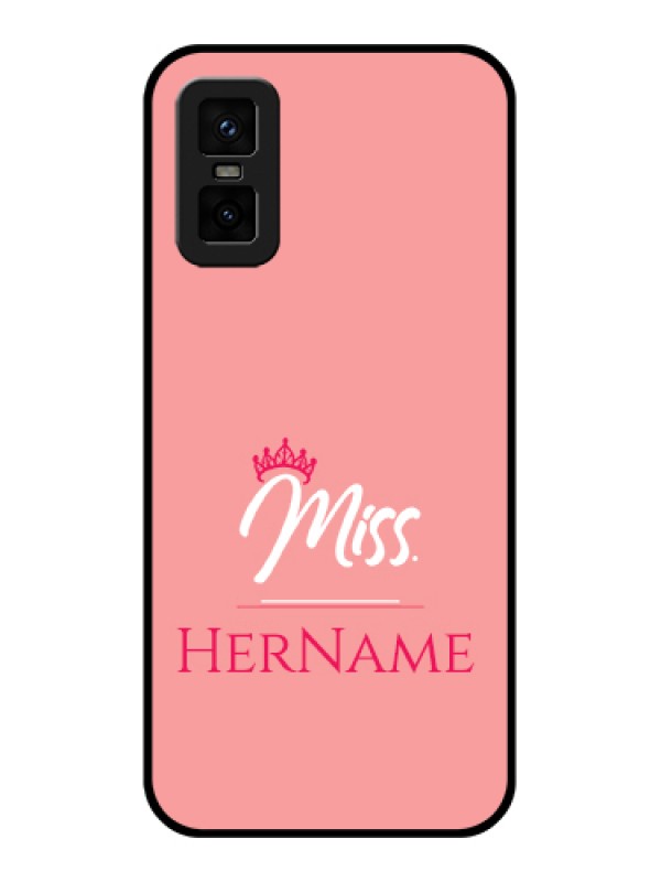 Custom infinix-gt-30-pro-5g Custom Metal Phone Case - Mrs With Name Design