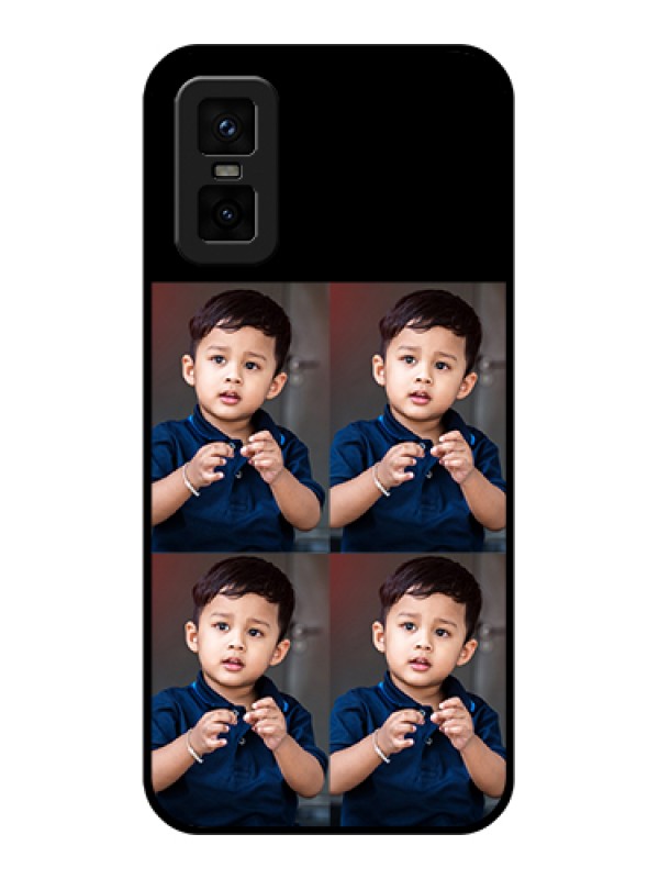 Custom infinix-gt-30-pro-5g Custom Metal Phone Case - 4 Image Holder Design