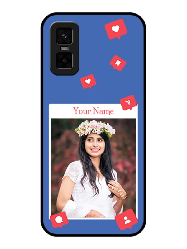 Custom infinix-gt-30-pro-5g Custom Metal Phone Case - Like Share And Comment Design