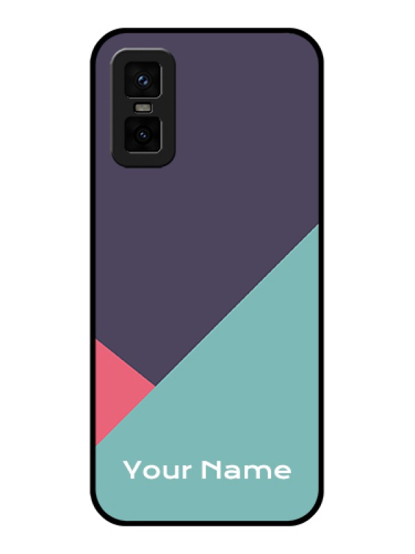 Custom infinix-gt-30-pro-5g Custom Metal Phone Case - Tri Color Abstract Design